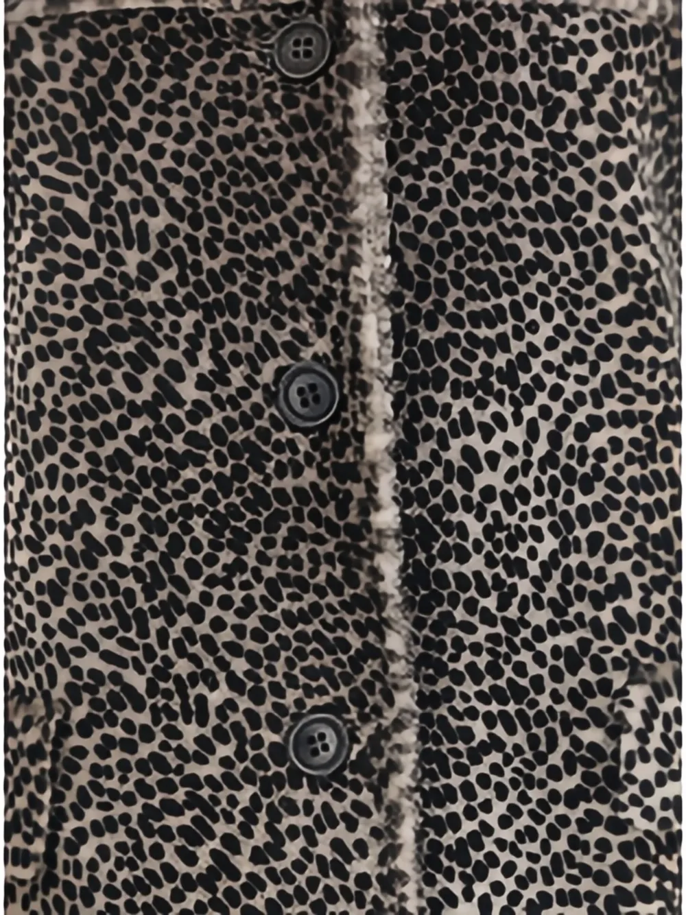 Salvatore Santoro Spotted Patterned Fur Jacket In Multi