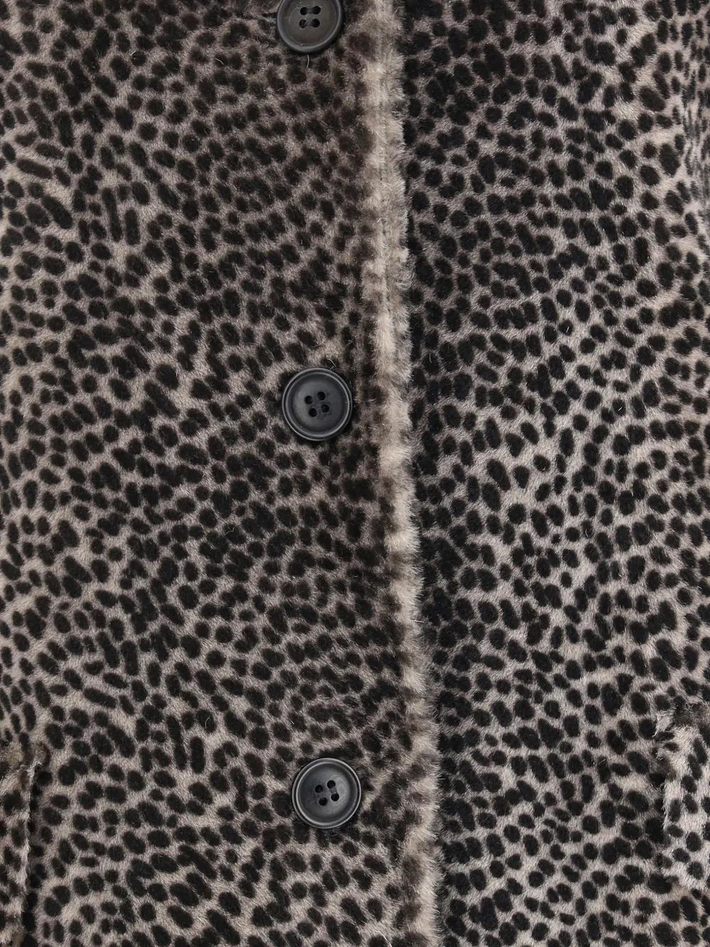 Salvatore Santoro Spotted Patterned Fur Jacket In Multi