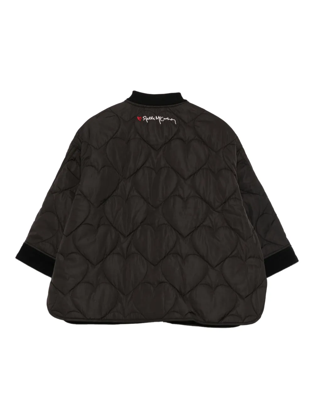 Stella McCartney Kids Jaqueta matelassê com coração | Jaquetas matelassê | Image 2
