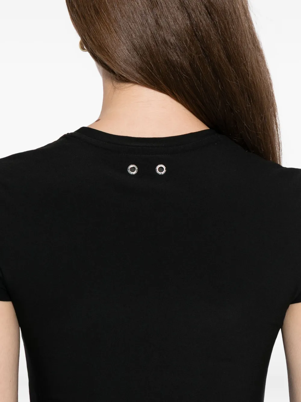 Team Wang Design Logo-printed Performance Top In Animal Print