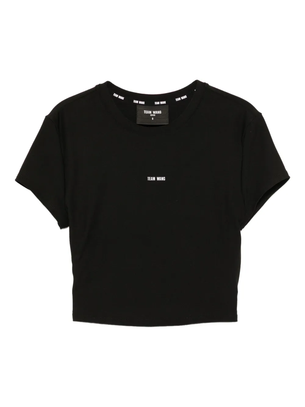 Team Wang Design Logo-printed Performance Top In Animal Print