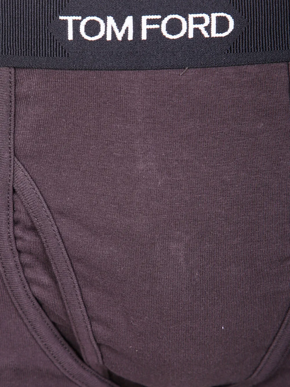 Tom Ford Logo-detail Cotton Boxer Shorts In Brown