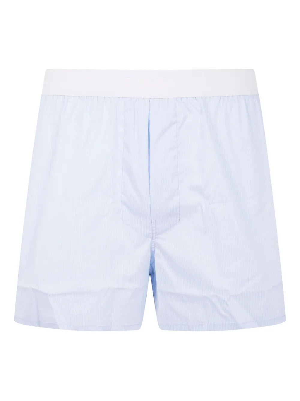 Tom Ford Breathable Boxer With Soft Texture And Elastic Waistband In Blue