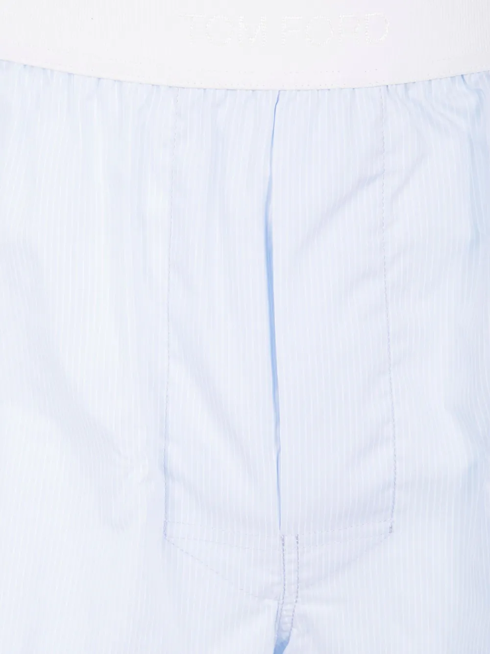 Tom Ford Breathable Boxer With Soft Texture And Elastic Waistband In Blue