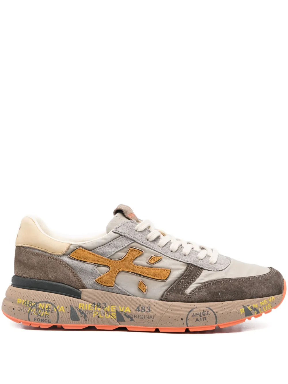 Premiata Mick P7866 lace-up sneakers Neutrals