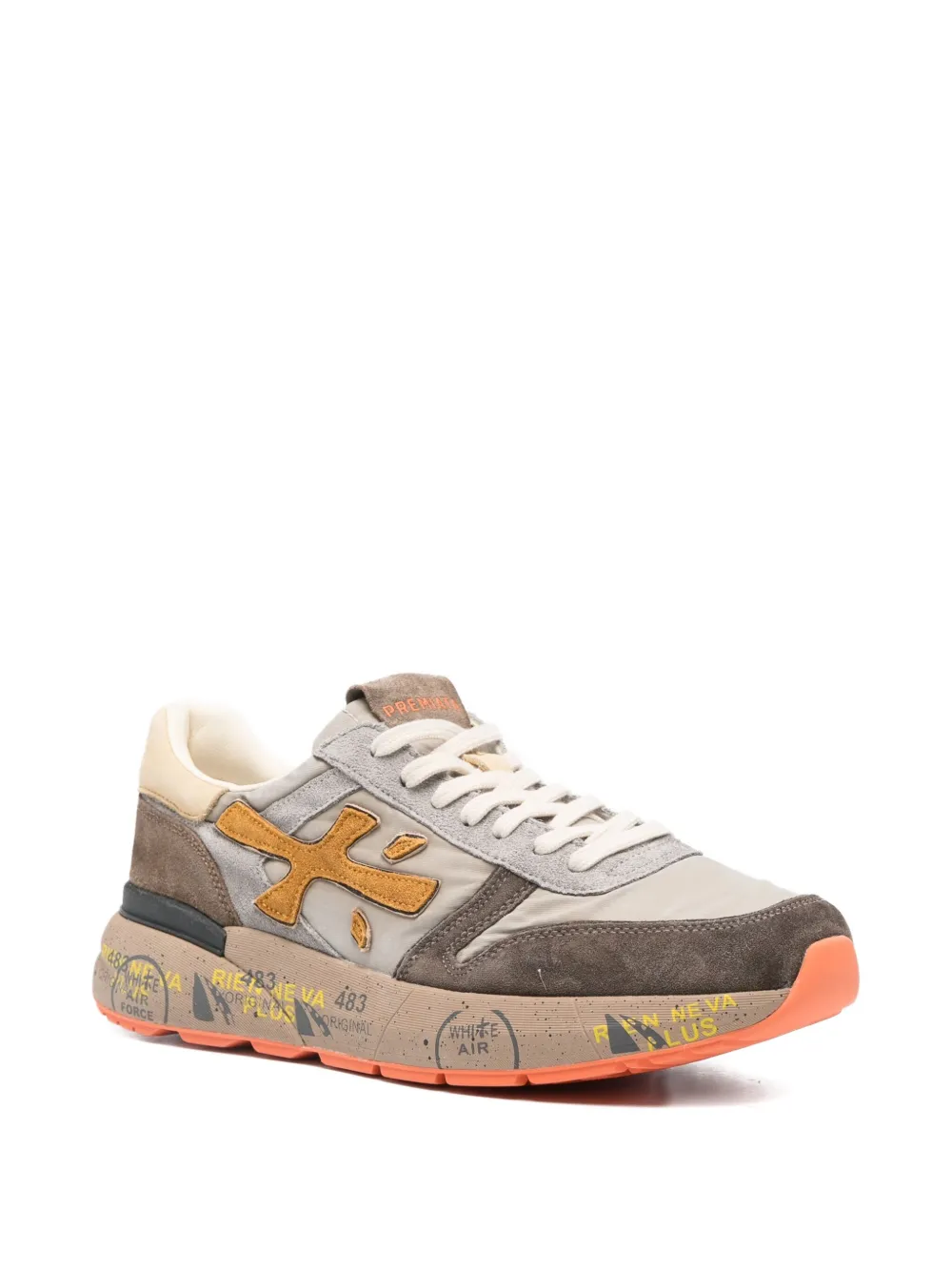 Premiata Mick P7866 lace-up sneakers Neutrals