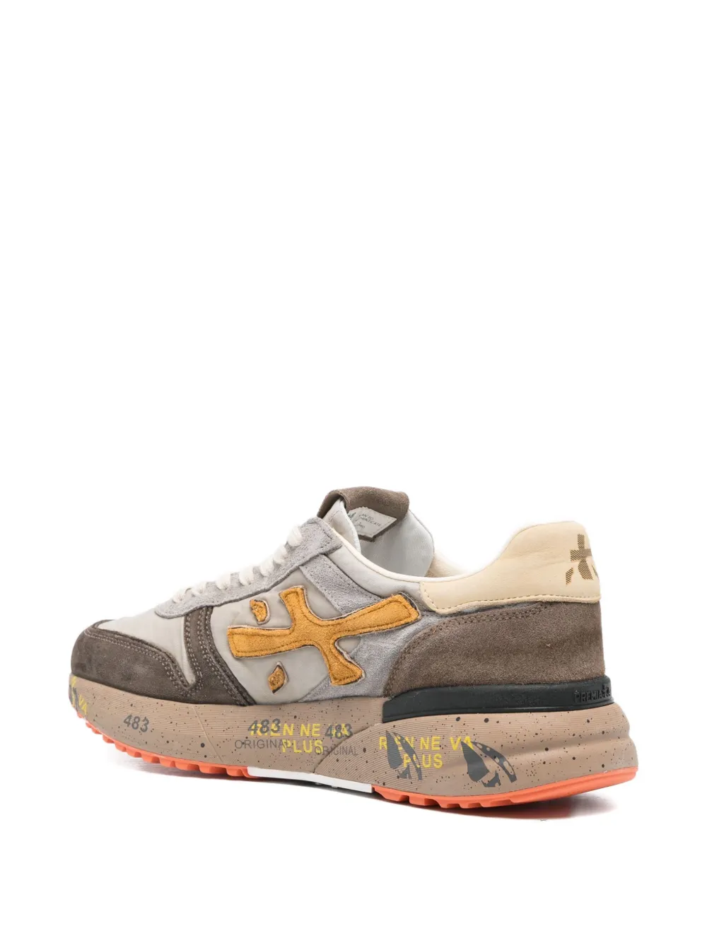 Premiata Mick P7866 lace-up sneakers Neutrals