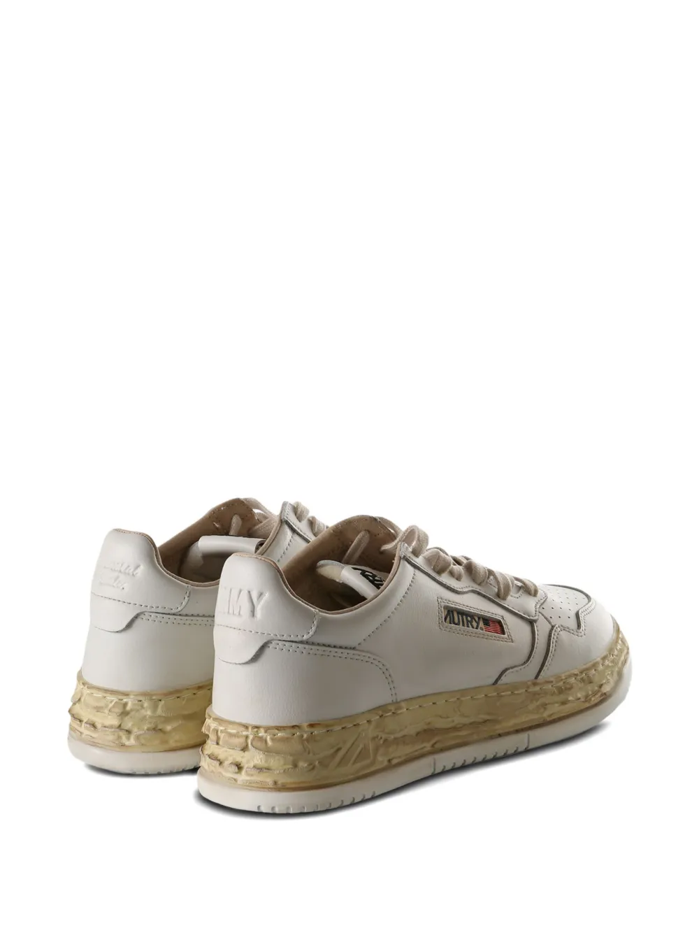 Maison MIHARA YASUHIRO x Autry perforated-leather sneakers White