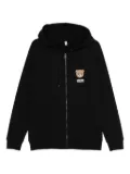 Moschino teddy-print zip-up loungewear - Black