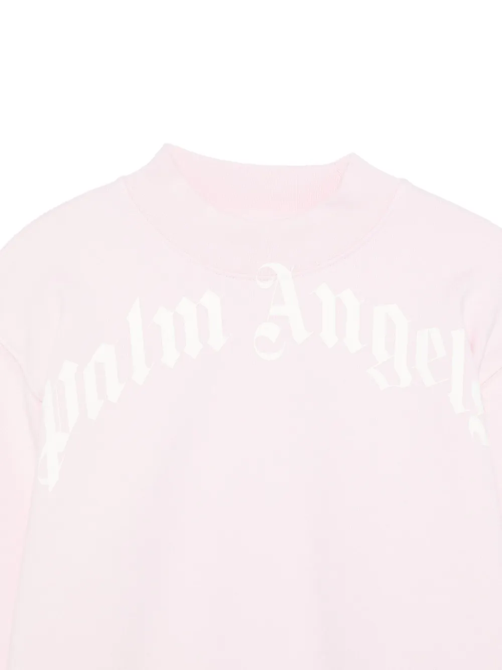 Palm Angels Kids Sweater met ronde hals Roze