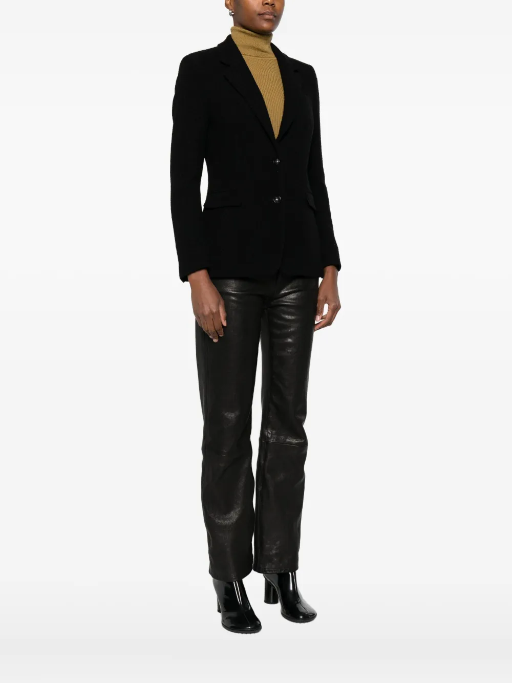 Tagliatore Parigi Bouclé Blazer In Black