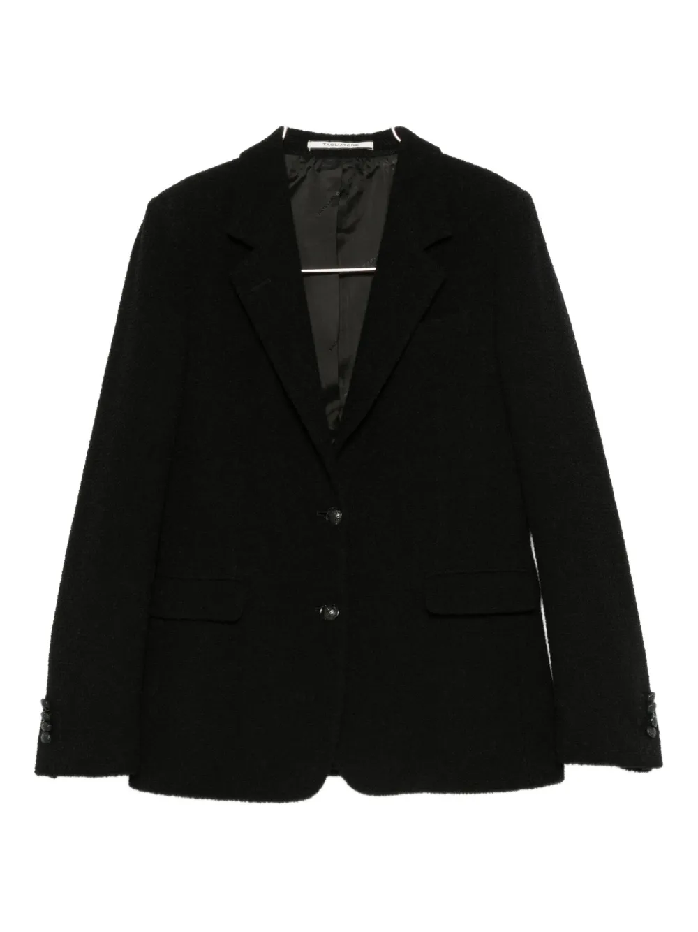Tagliatore Parigi Bouclé Blazer In Black
