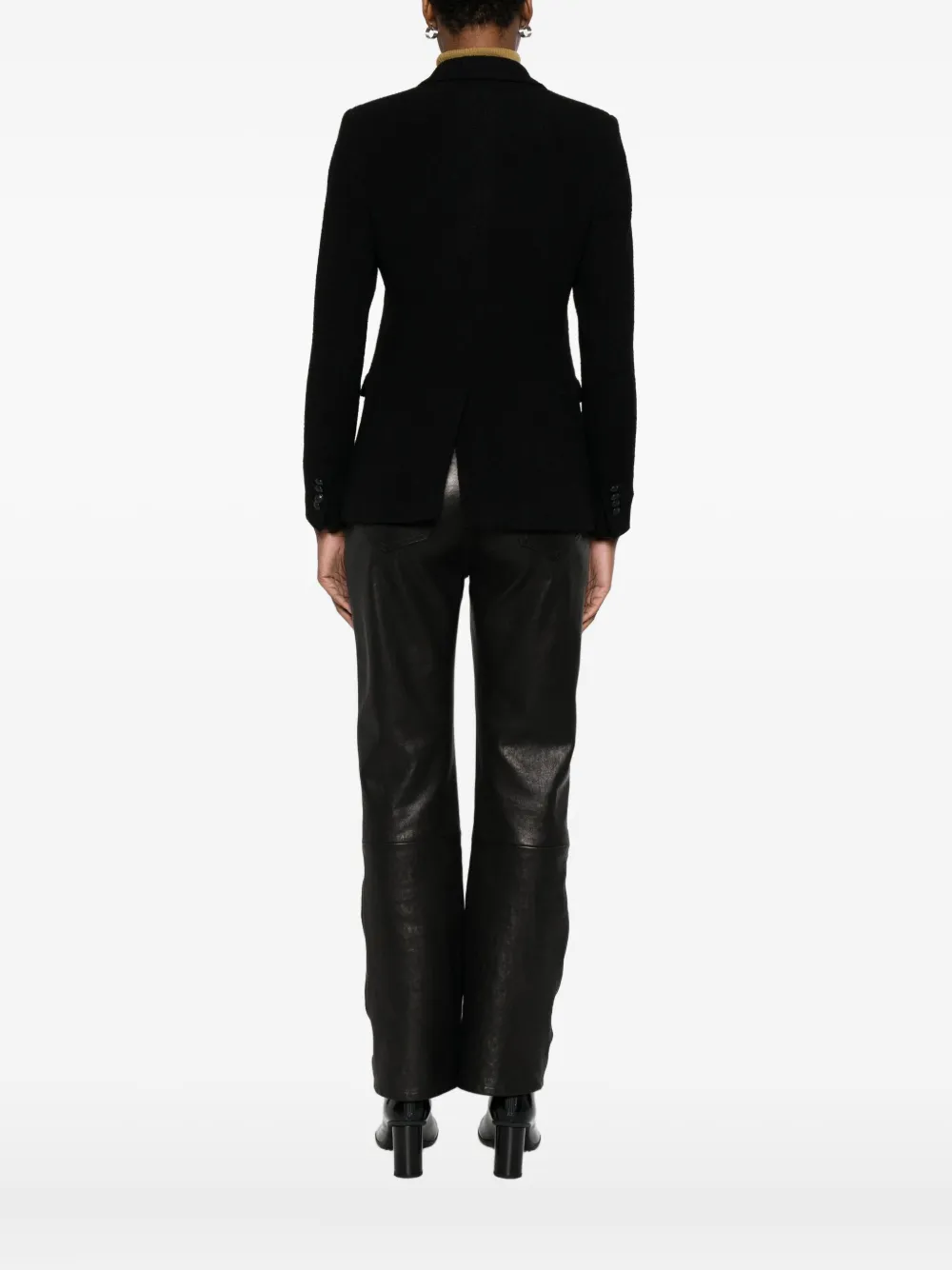 Tagliatore Parigi Bouclé Blazer In Black