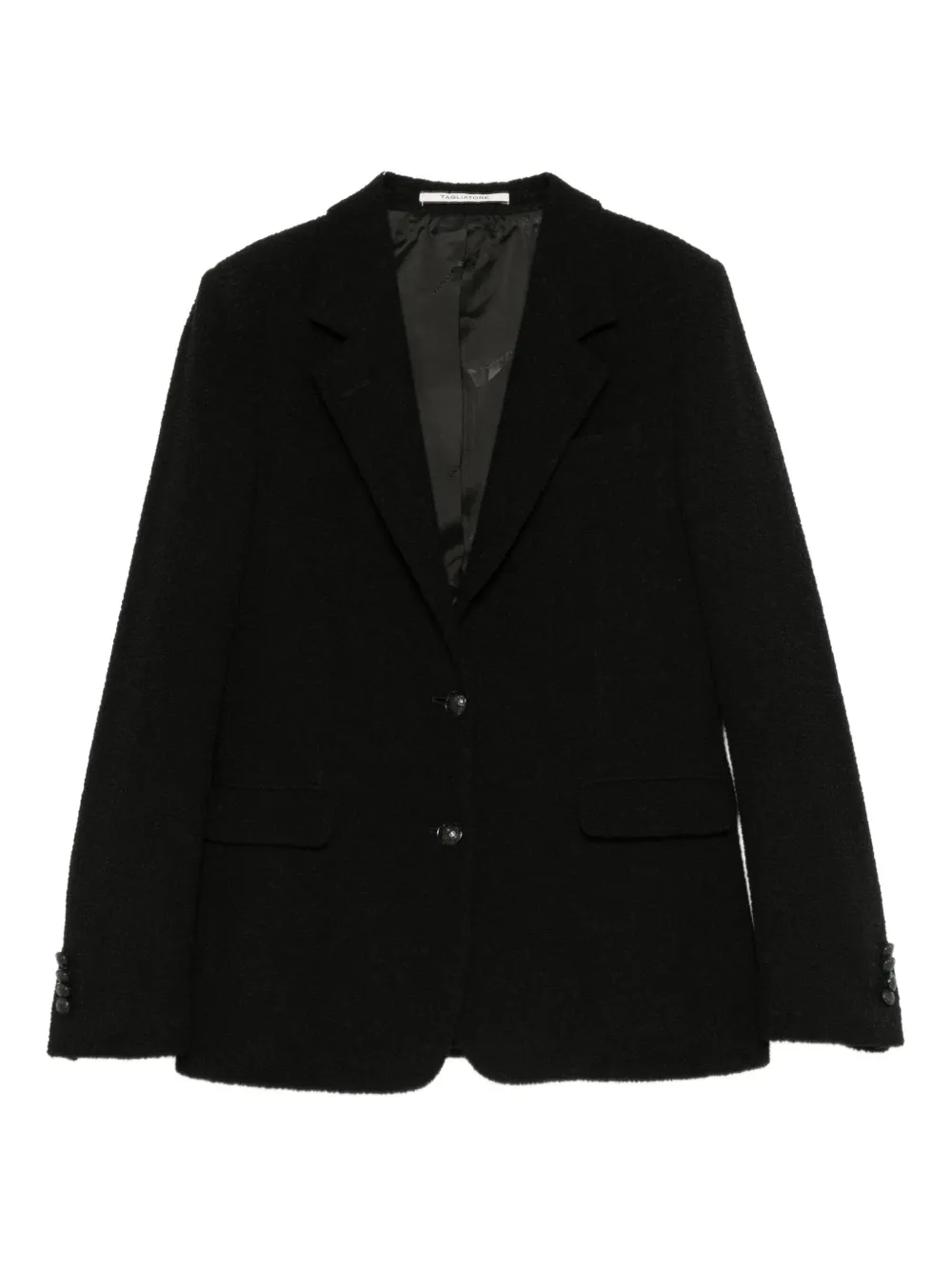 Tagliatore Parigi bouclé blazer | Black | Image 1