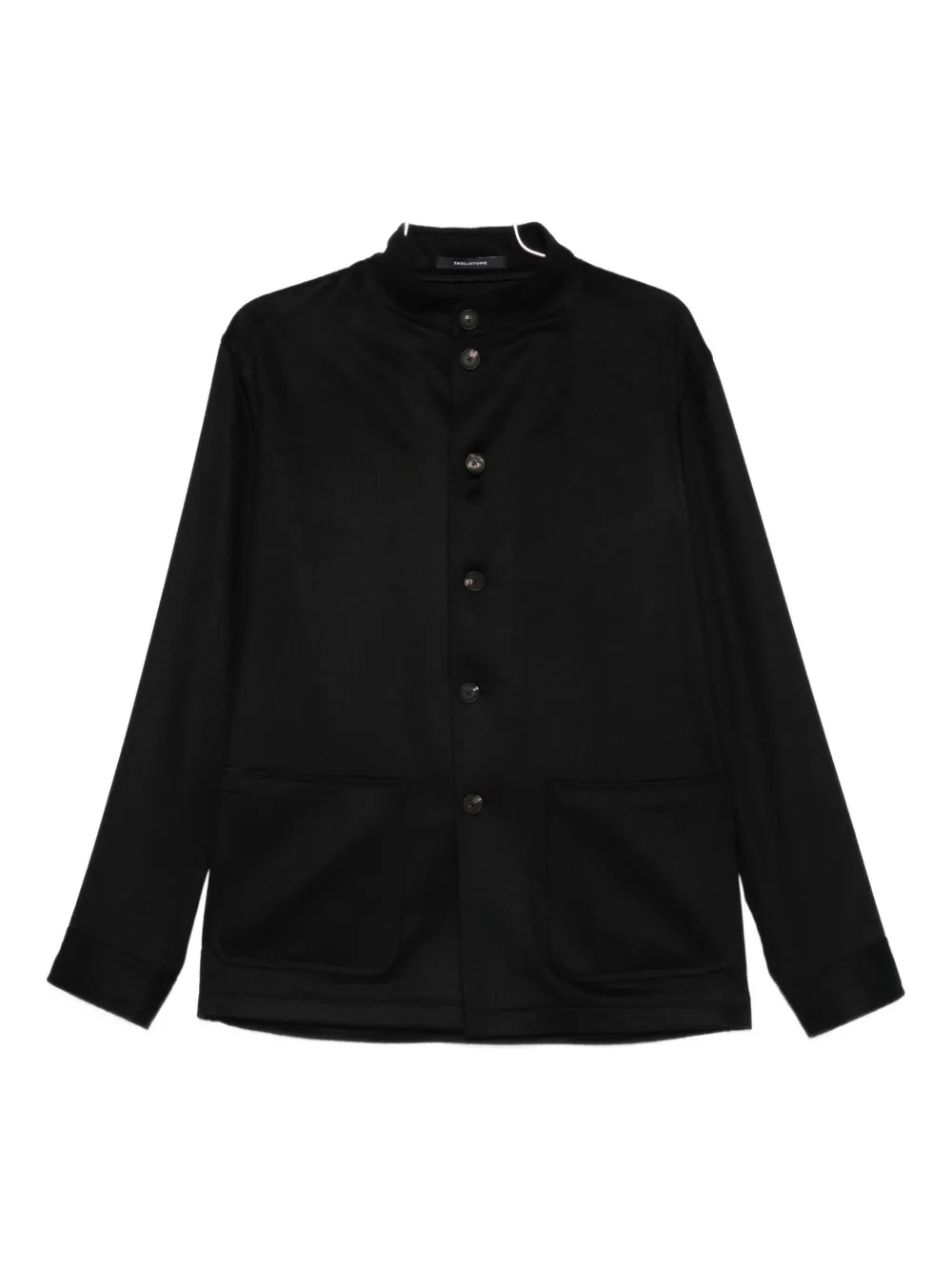 Tagliatore button-fastening patch-pocket jacket - ブラック Tagliatore button-fastening patch-pocket jacket - ブラック
