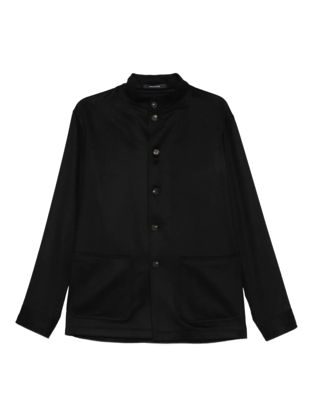 Tagliatore button-fastening patch-pocket jacket - ブラック Tagliatore button-fastening patch-pocket jacket - ブラック