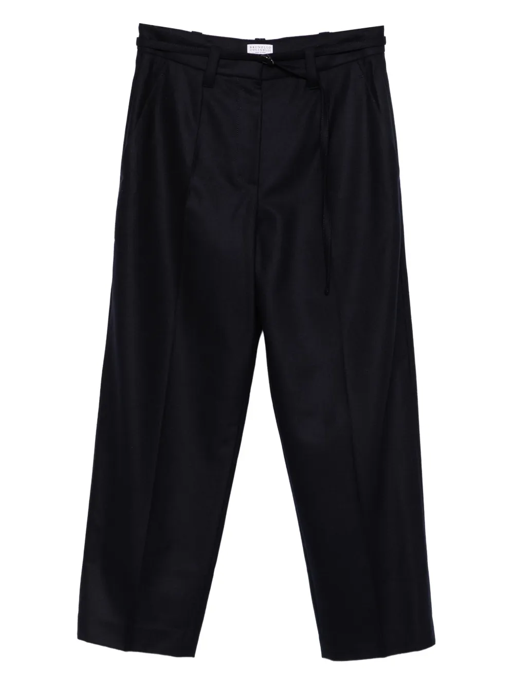 Brunello Cucinelli pleated-wool trousers - ブルー Brunello Cucinelli pleated-wool trousers - ブルー