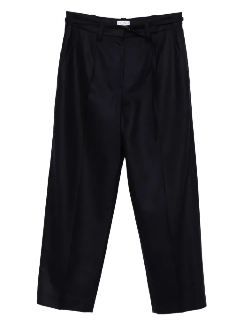 Brunello Cucinelli pleated-wool trousers