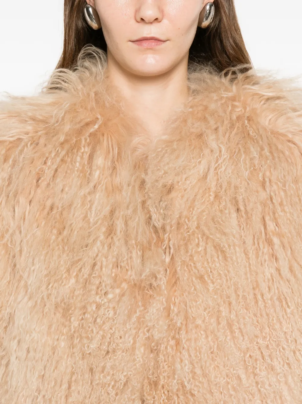 Numerootto Robyn Fur Coat In Neutral