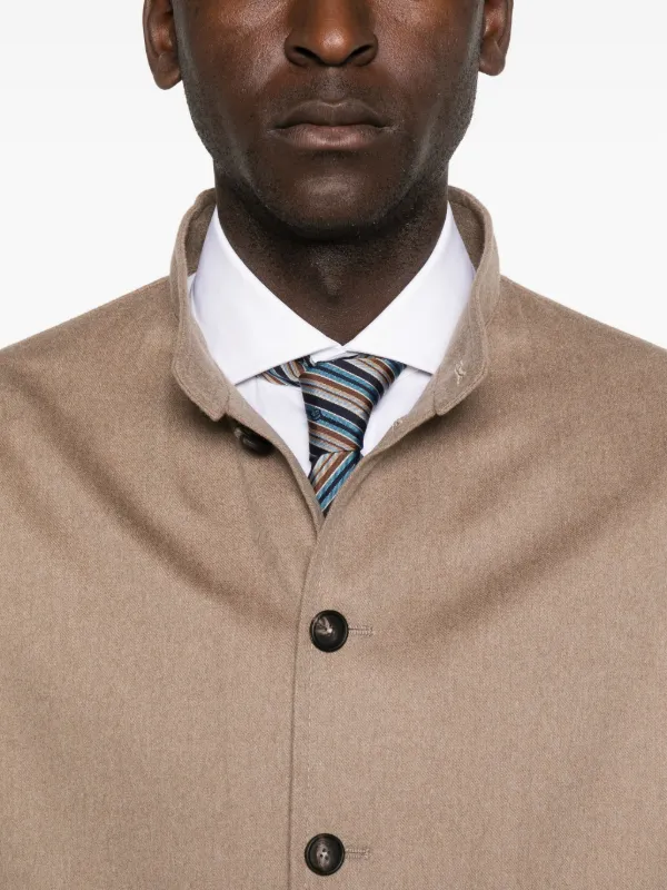 Tagliatore patch-pocket button-front Jacket | Neutrals