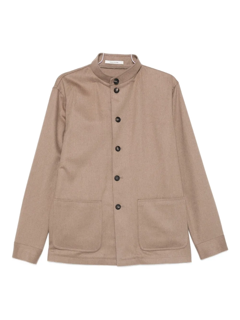 Tagliatore patch-pocket button-front jacket - ニュートラル Tagliatore patch-pocket button-front jacket - ニュートラル