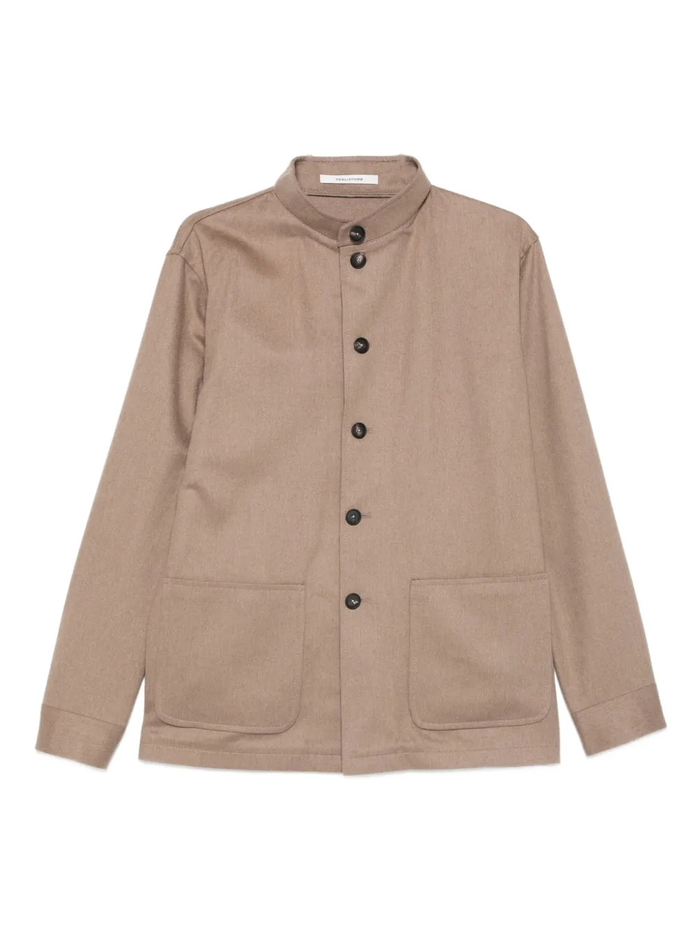 Tagliatore patch-pocket button-front jacket - ニュートラル Tagliatore patch-pocket button-front jacket - ニュートラル