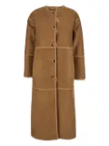 Urbancode faux-fur reversible coat - Neutrals