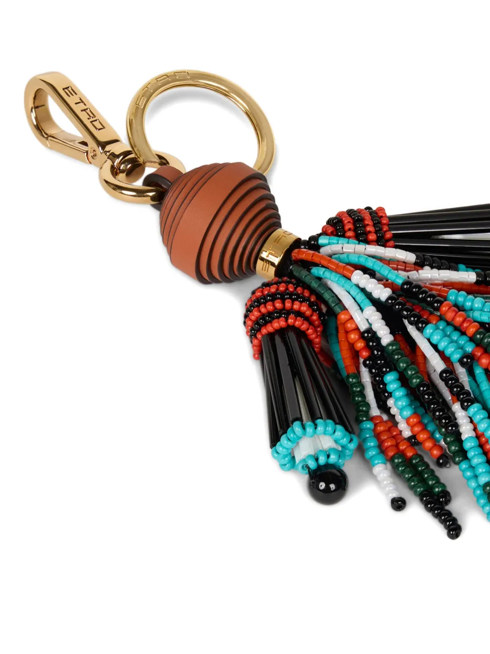Etro Charm With Man And Fringing In Gold