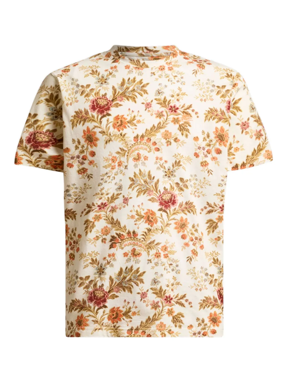 ETRO floral-print cotton T-shirt | White | Image 1