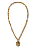 ETRO alien-head curb-chain necklace - Gold
