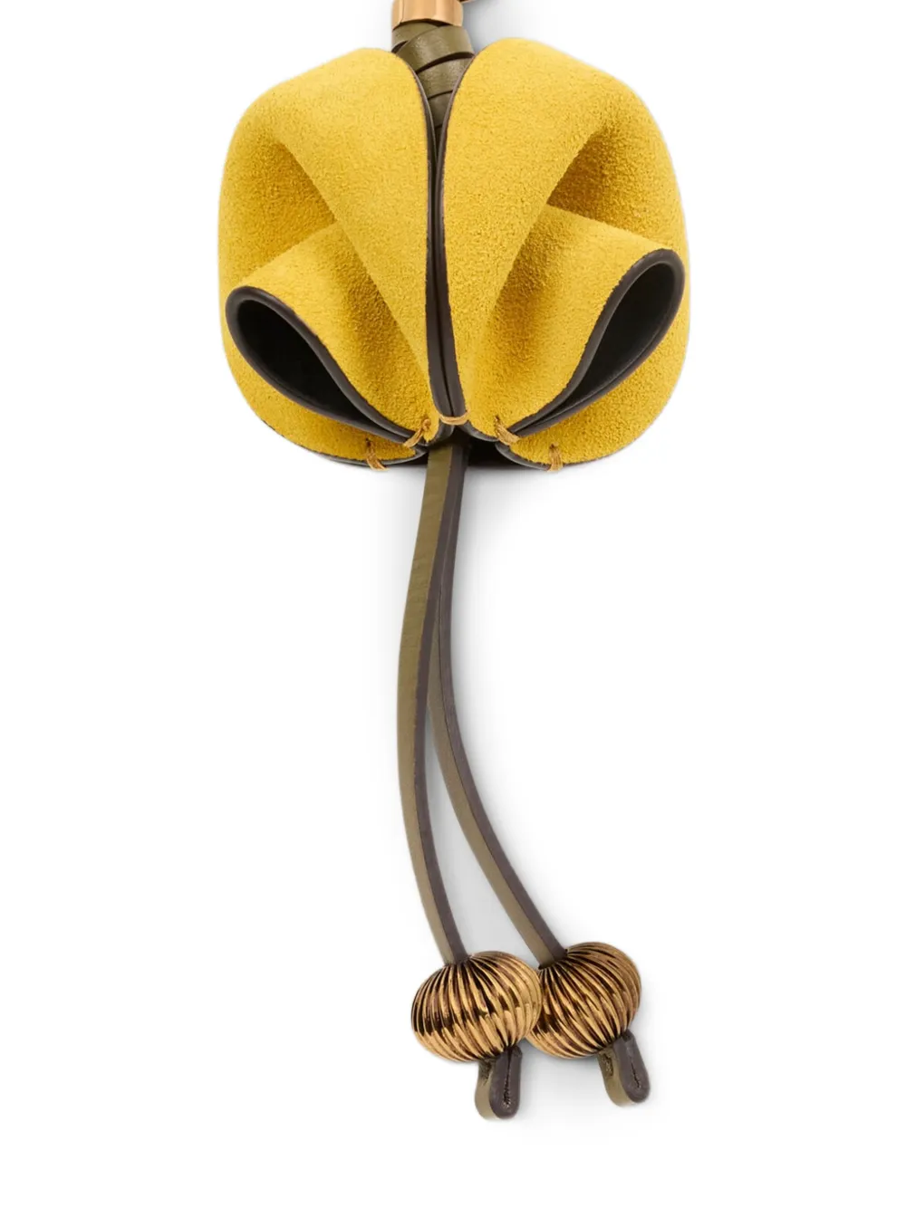 ETRO Leren bloemvormige bedel Zwart