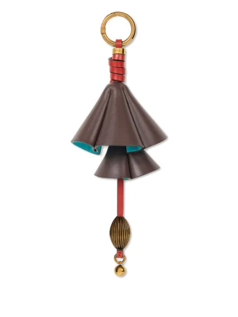 ETRO Pingente de couro com motivo floral