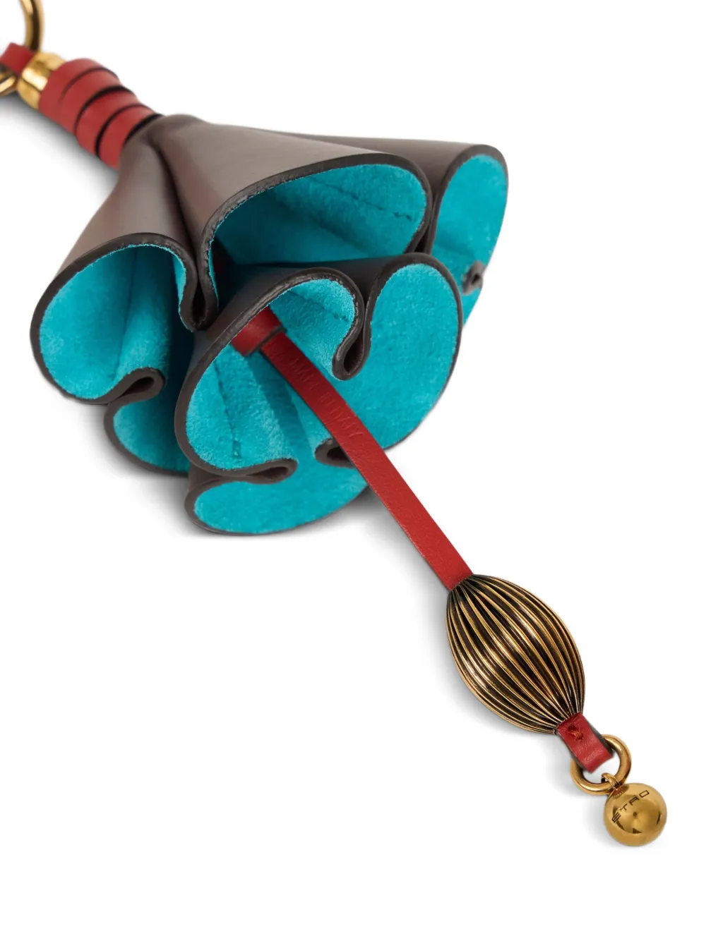 ETRO flower-motif leather charm | Accessories | Image 2