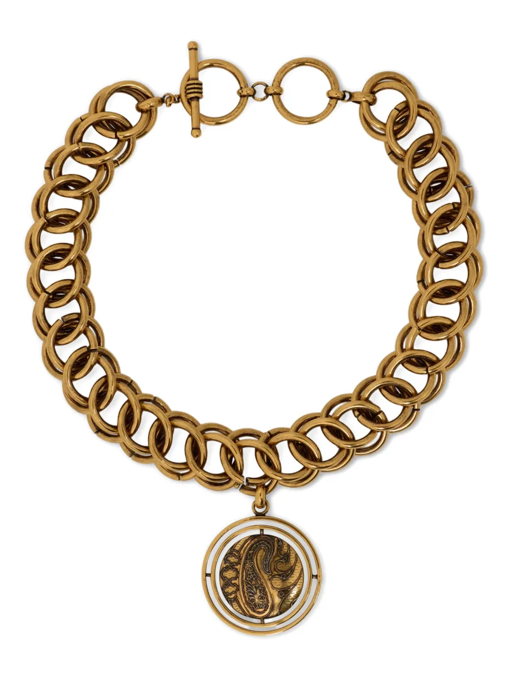 ETRO paisley-button chain necklace | Gold | Image 1
