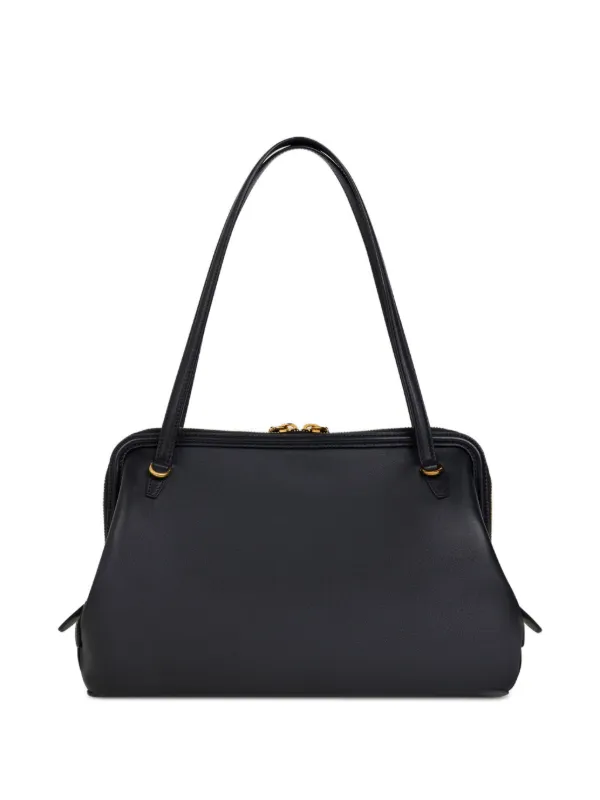 ETRO Embroidered Leather Shoulder Bag | Black | FARFETCH