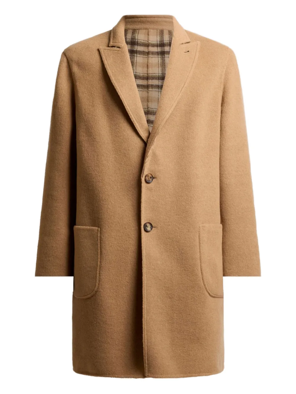 ETRO checked-pattern reversible coat | Neutrals | Image 1