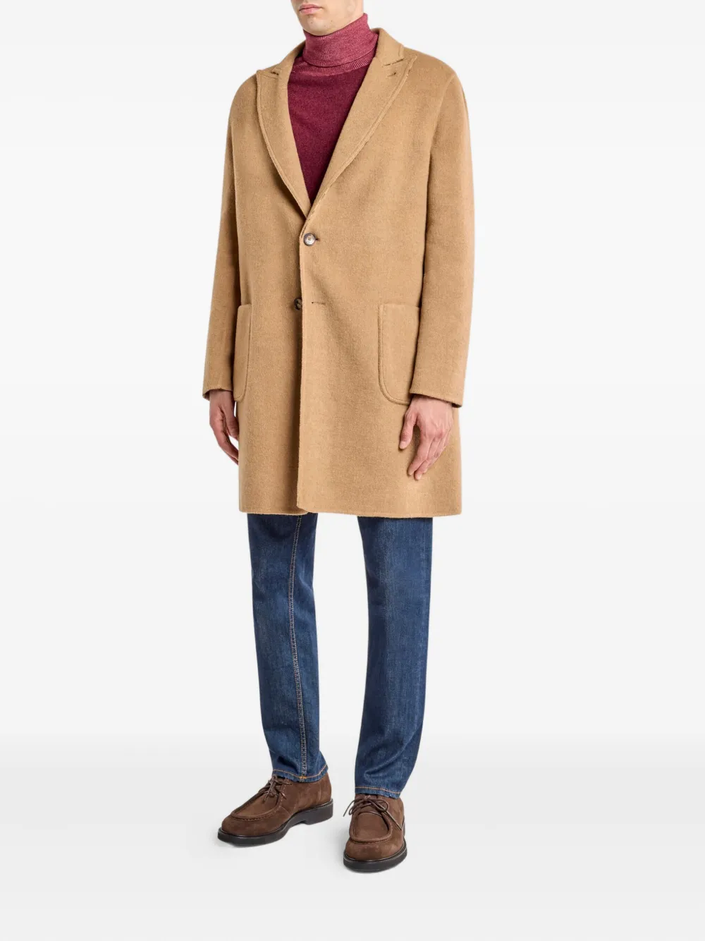 ETRO Omkeerbare jas met geruit patroon Beige