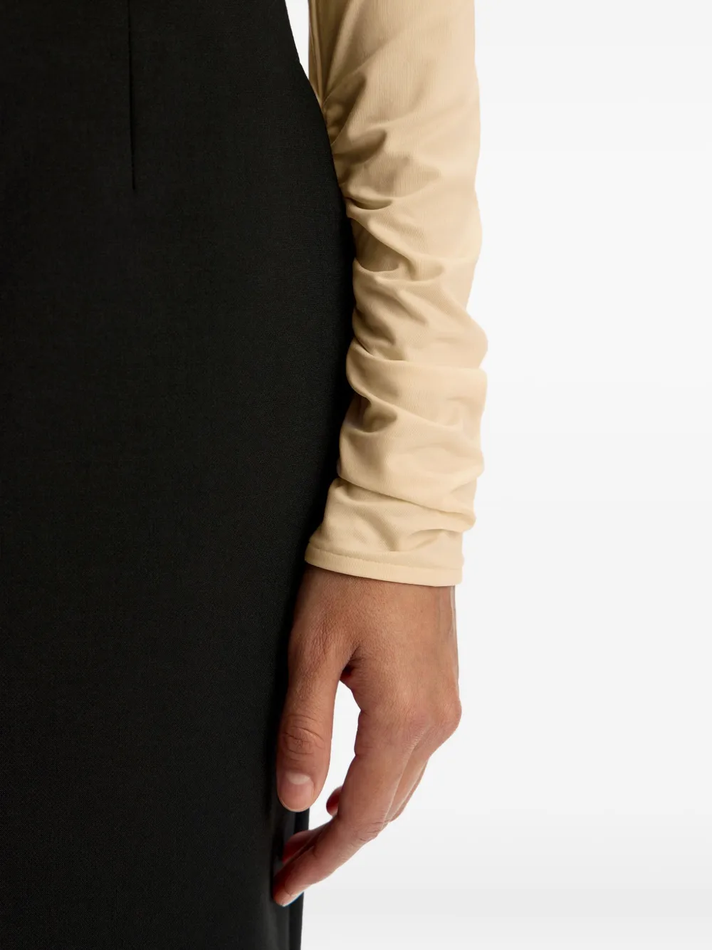 12 Storeez Draped Off-shoulder Top In Neutral