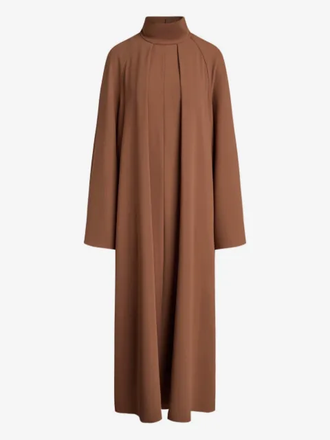 12 STOREEZ high-neck pleated maxi dress
