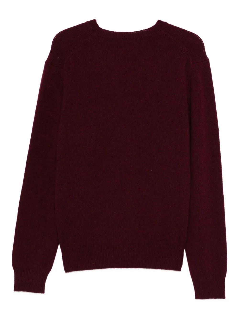 Baracuta embroidered crew-neck sweater - Rood