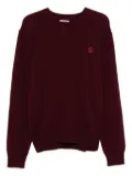 Baracuta embroidered crew-neck sweater