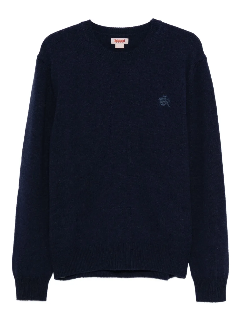 Baracuta embroidered crew-neck sweater | Blue | Image 1
