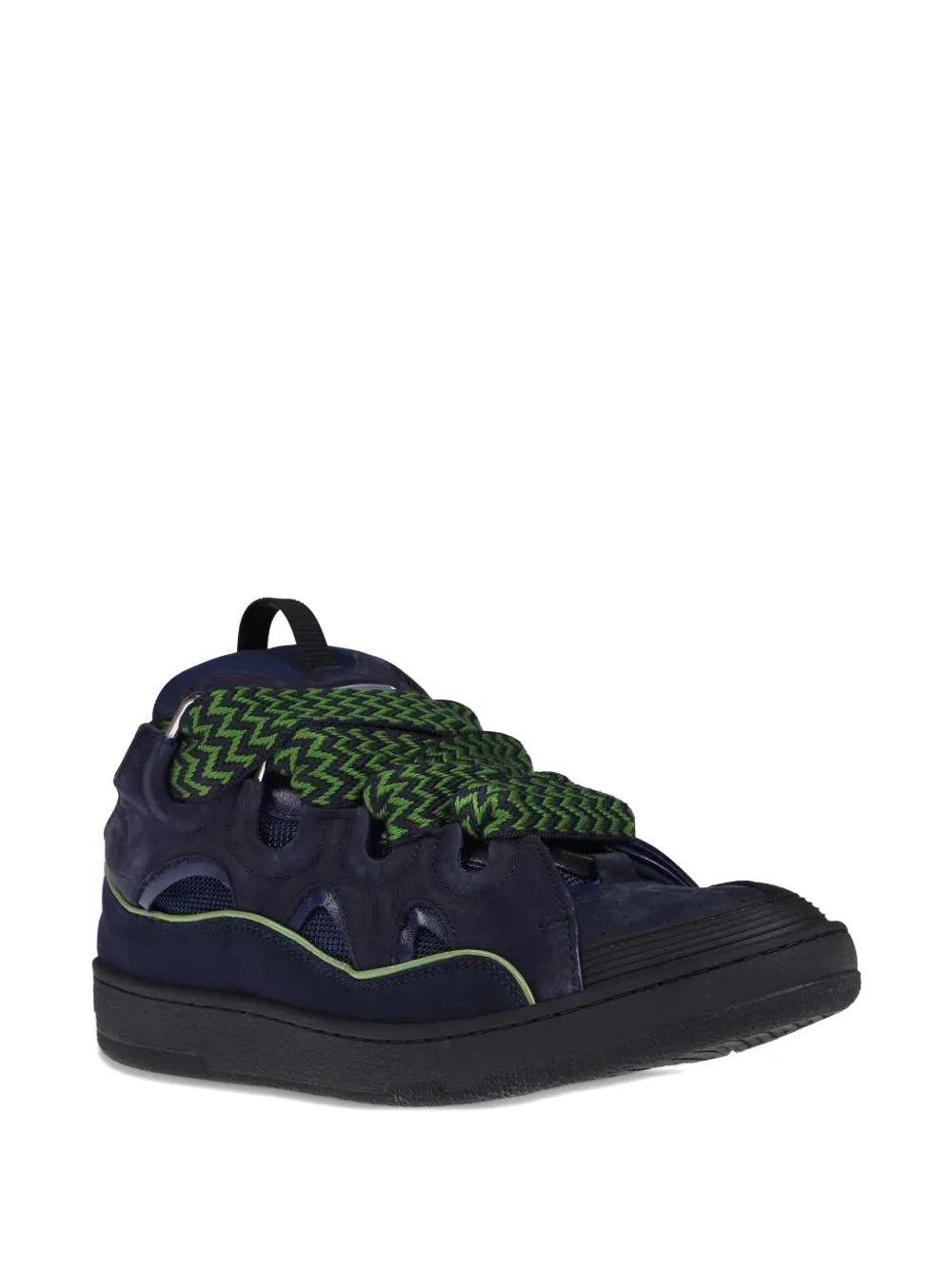 Lanvin lace-up leather sneakers | Hi-Tops | Image 2