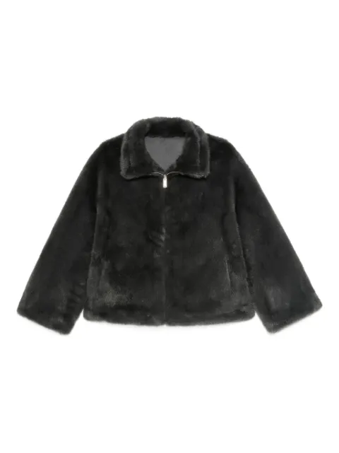 Arma zip-front faux-fur jacket