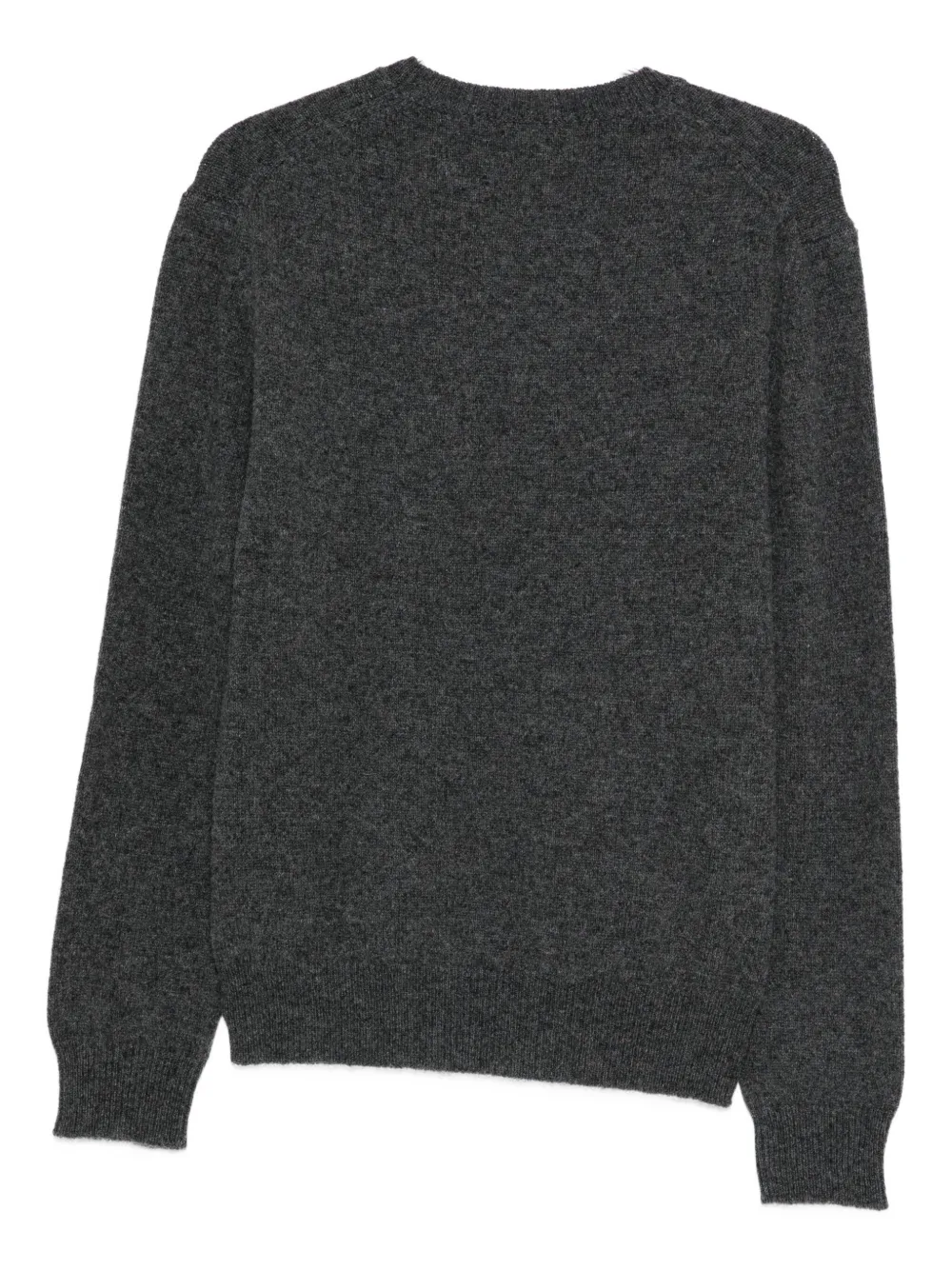 Baracuta embroidered crew-neck sweater - Grijs