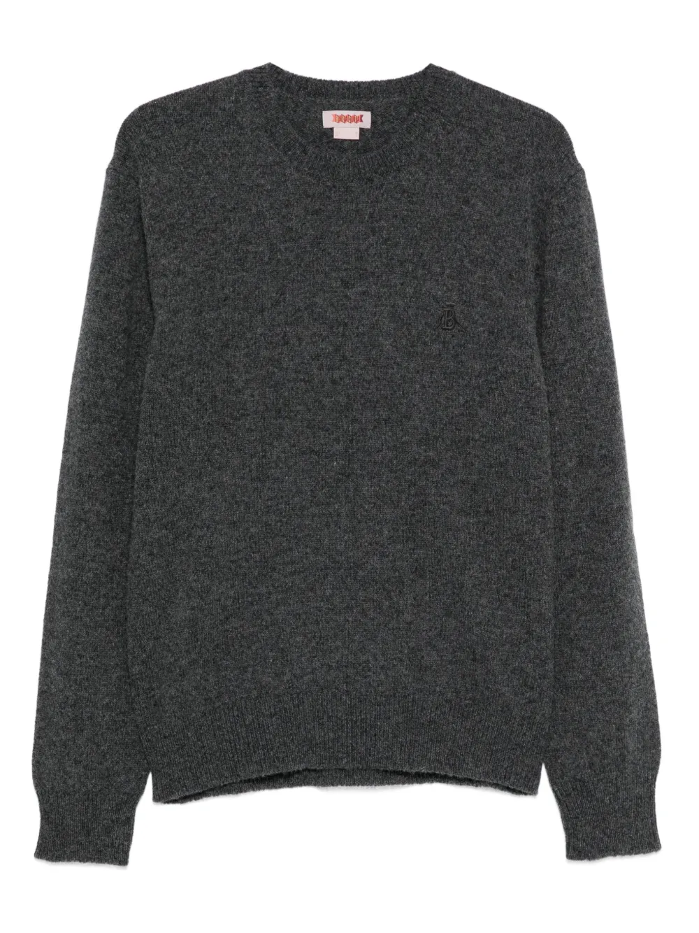 Baracuta sudadera con cuello reondo y bordado | gris | Image 1