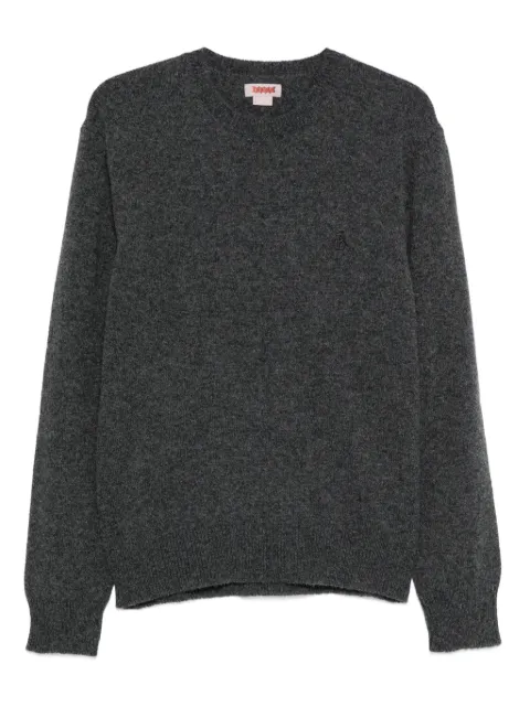 Baracuta embroidered crew-neck sweater