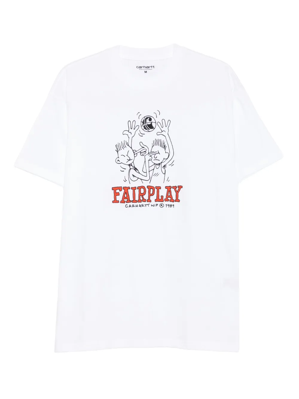 Carhartt WIP Fairplay graphic T-shirt | White | Image 1
