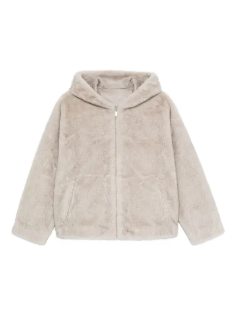Arma faux-fur hooded jacket