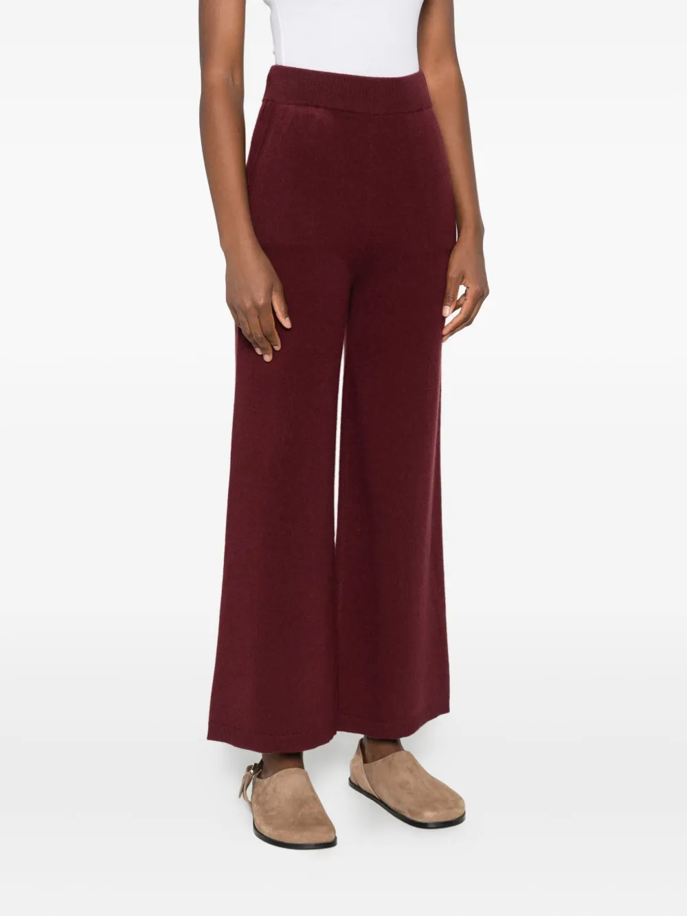  Philo-sofie Cropped Palazzo Trousers - Red 